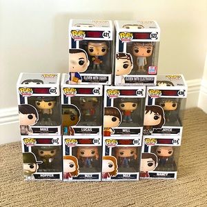 STRANGER THINGS. POP FIGURES